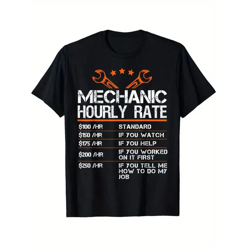 Funny Mechanic Hourly Rate Auto Repair Labor Rates T-Shirt,Sweatshirt,Hoodie