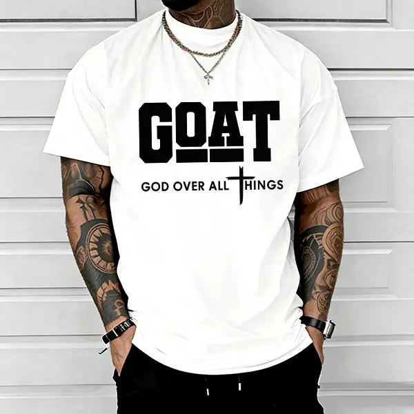 GOAT - God Over All Things Graphic Unisex T-Shirt,Sweatshirt,Hoodie