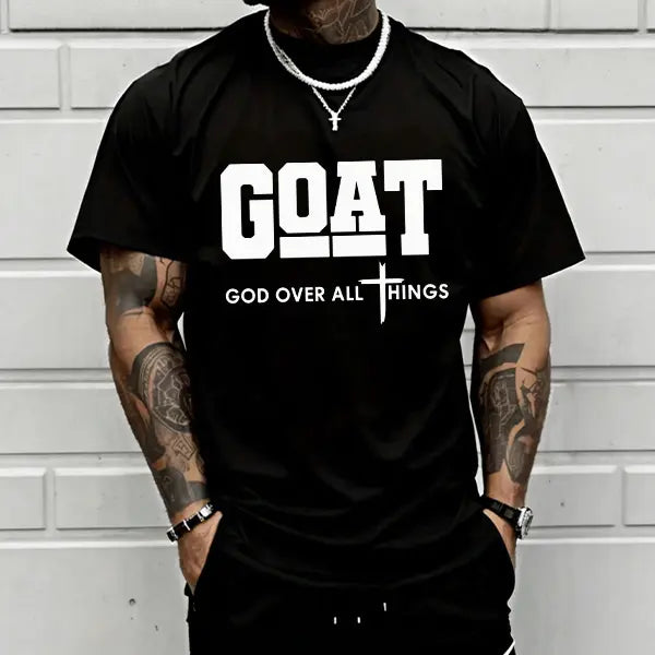 GOAT - God Over All Things Graphic Unisex T-Shirt,Sweatshirt,Hoodie