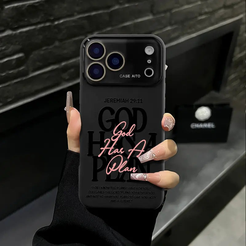 God Has A Plan Christian Bible Verse Jeremiah 29:11 Shockproof iPhone Case