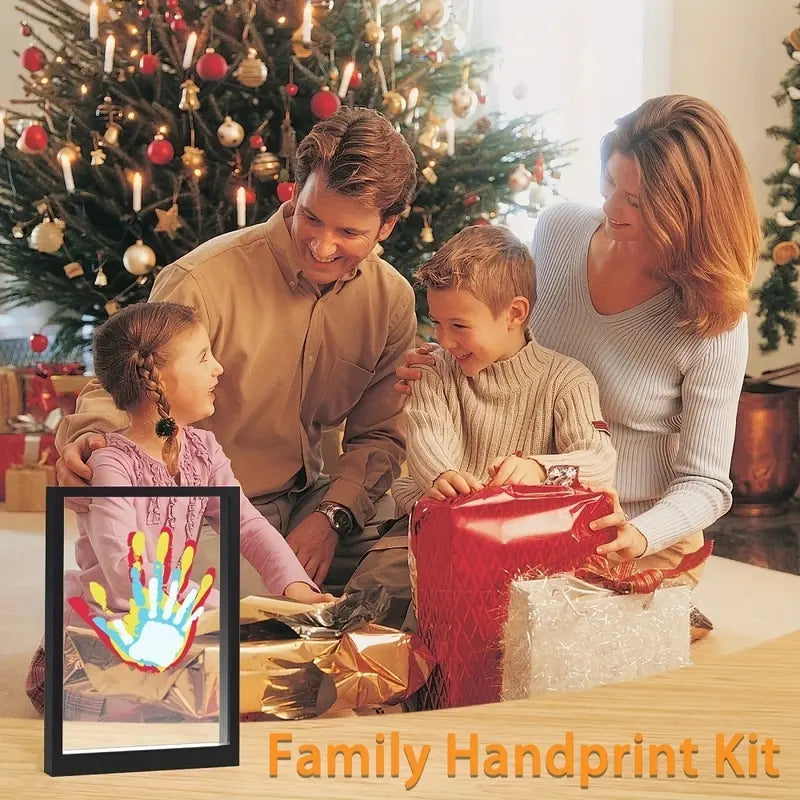 Wooden Transparent Handprint Frame Set - DIY Family Memorial Gift Kit