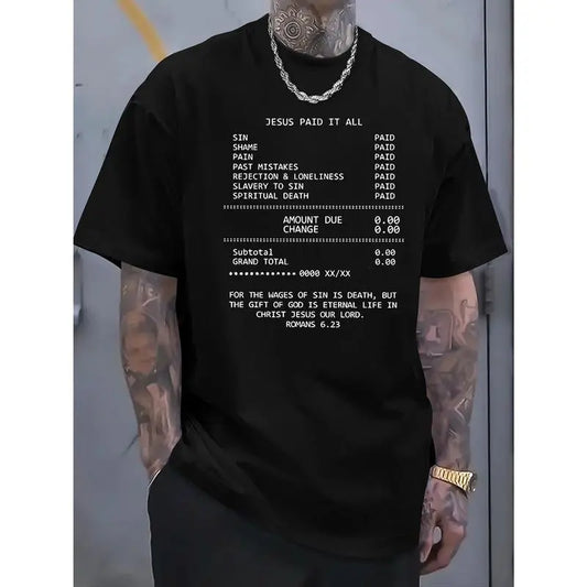 JESUS PAID IT ALL Graphic Print T-Shirt/Sweatshirt/Hoodie