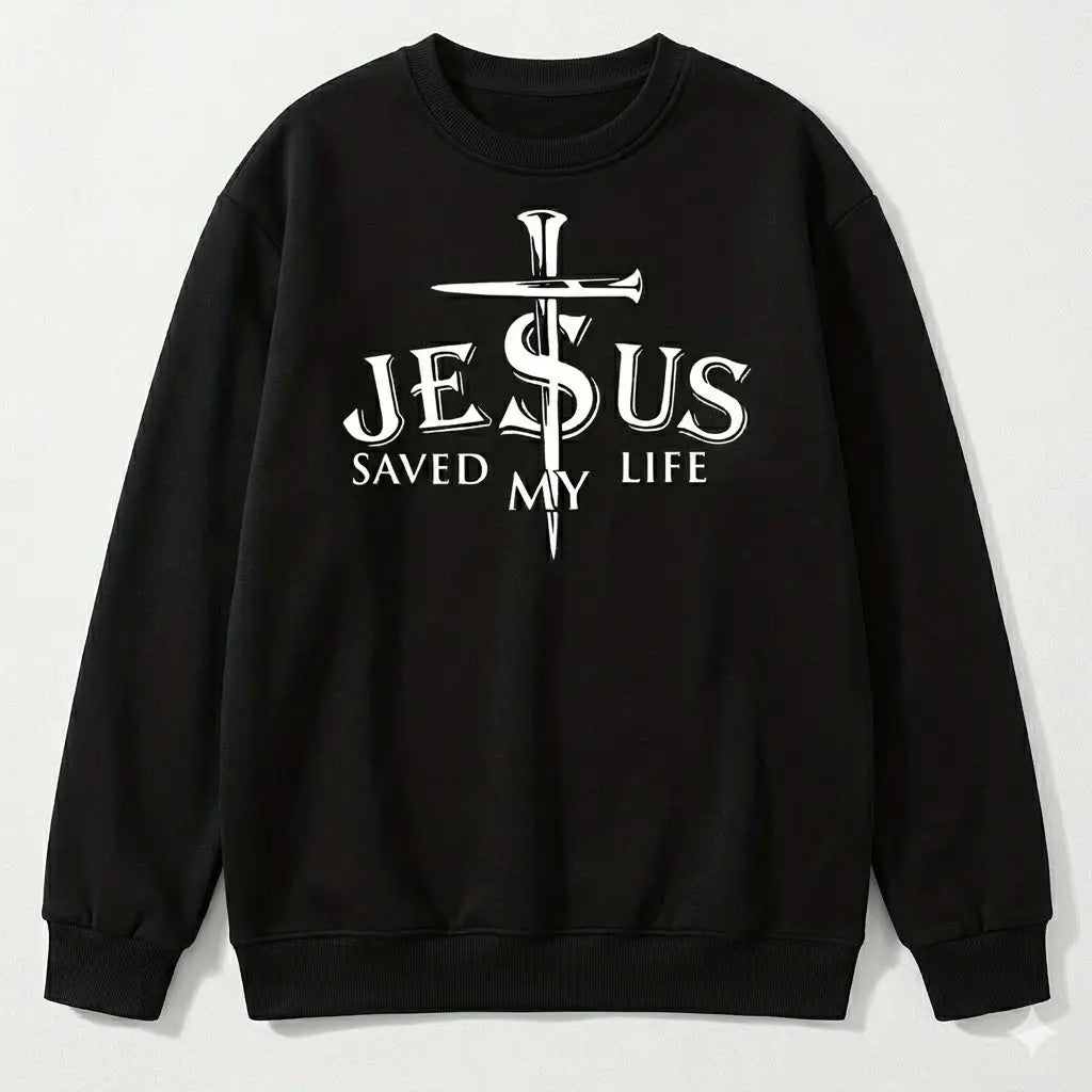 Jesus Saved My Life Cross T-Shirt,Sweatshirt,Hoodie
