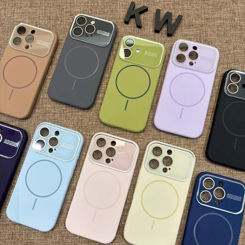 Luxury Liquid Silicone Matte Frosted MagSafe Phone Case