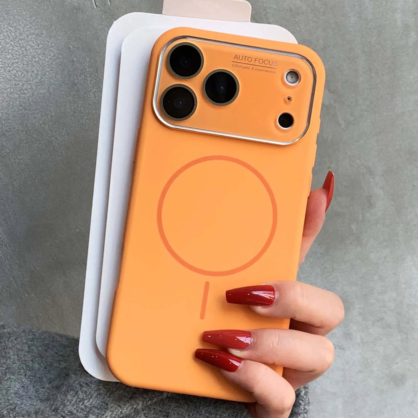 Luxury Liquid Silicone Matte Frosted MagSafe Phone Case