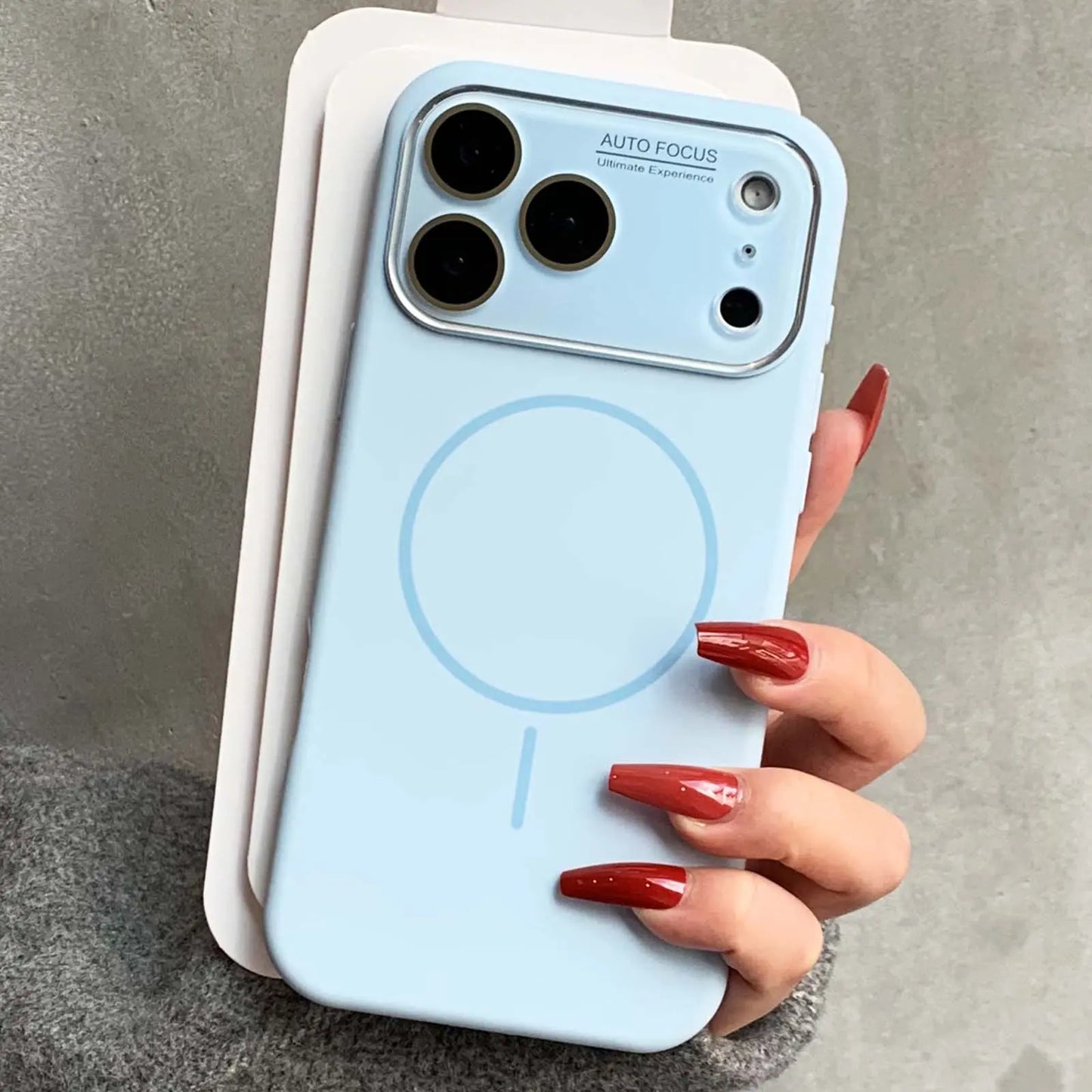 Luxury Liquid Silicone Matte Frosted MagSafe Phone Case