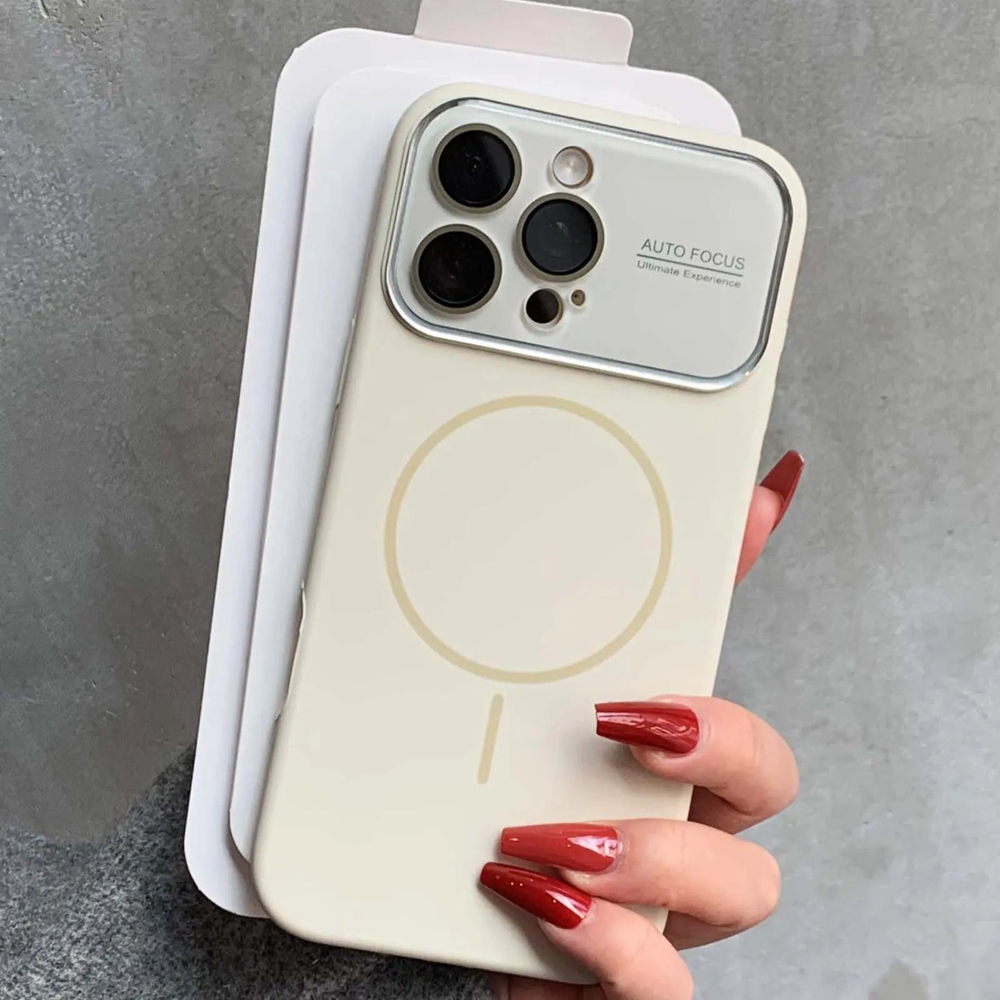 Luxury Liquid Silicone Matte Frosted MagSafe Phone Case