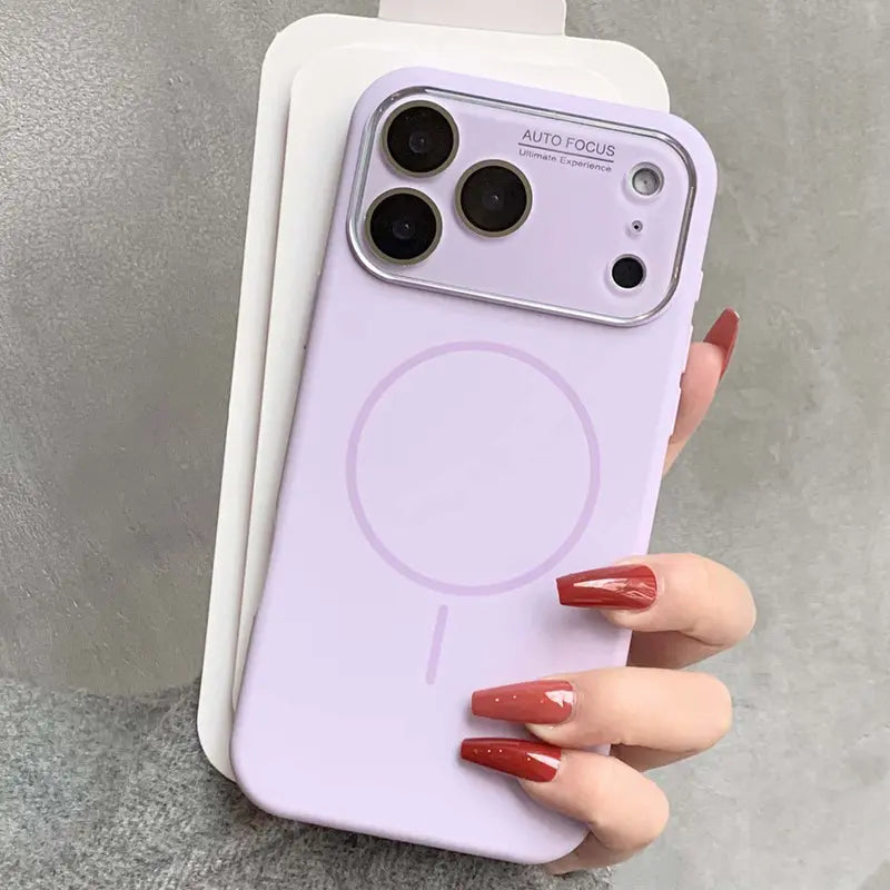 Luxury Liquid Silicone Matte Frosted MagSafe Phone Case