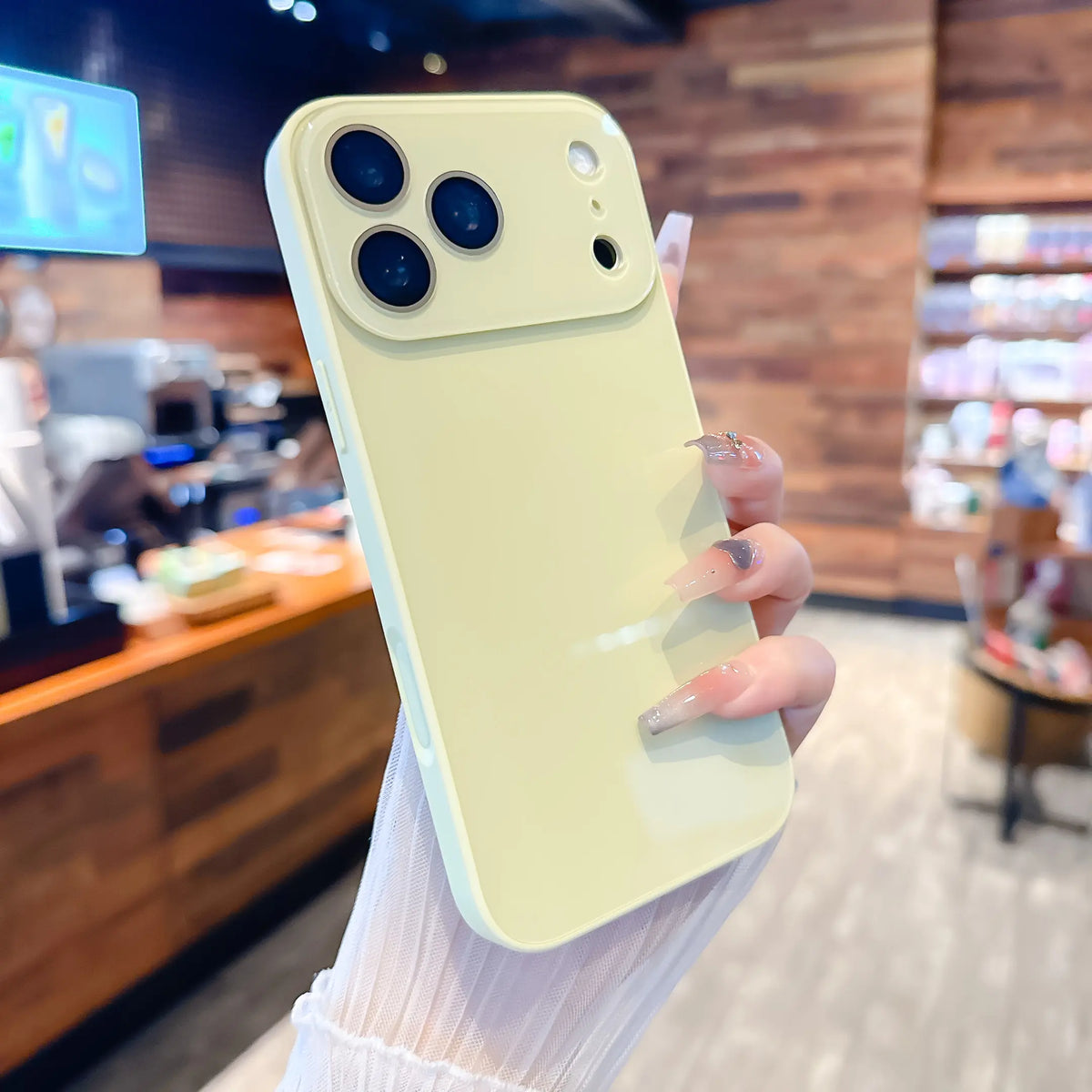 Luxury Skin-Feeling Solid Color iPhone Case