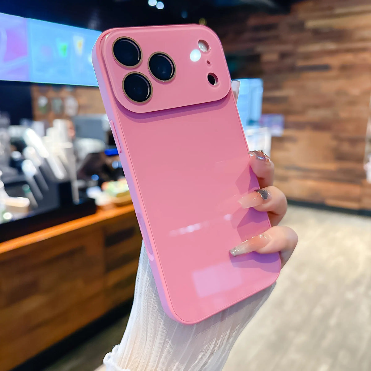 Luxury Skin-Feeling Solid Color iPhone Case