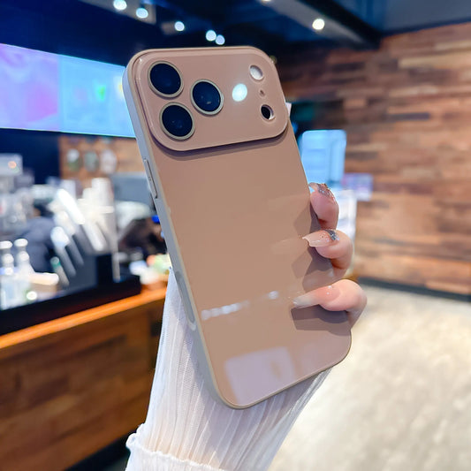 Luxury Skin-Feeling Solid Color iPhone Case