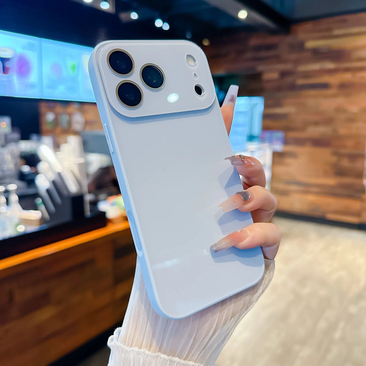 Luxury Skin-Feeling Solid Color iPhone Case