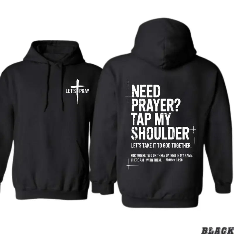 Need Prayer Tap My Shoulder Christian Faith T-Shirt,Sweatshirt,Hoodie