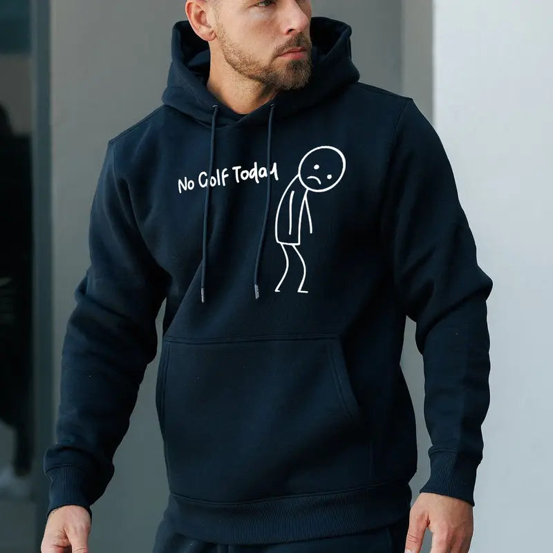 No Golf Today Sad Stickman Humor T-Shirt,Sweatshirt,Hoodie