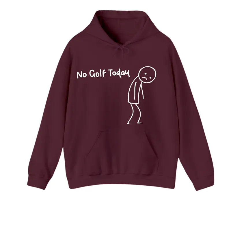 No Golf Today Sad Stickman Humor T-Shirt,Sweatshirt,Hoodie