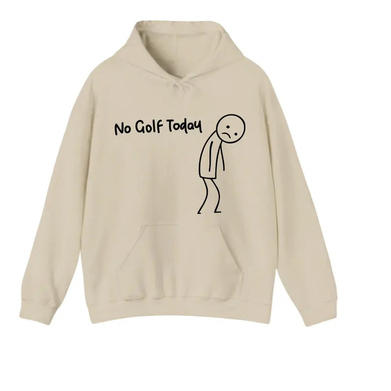 No Golf Today Sad Stickman Humor T-Shirt,Sweatshirt,Hoodie