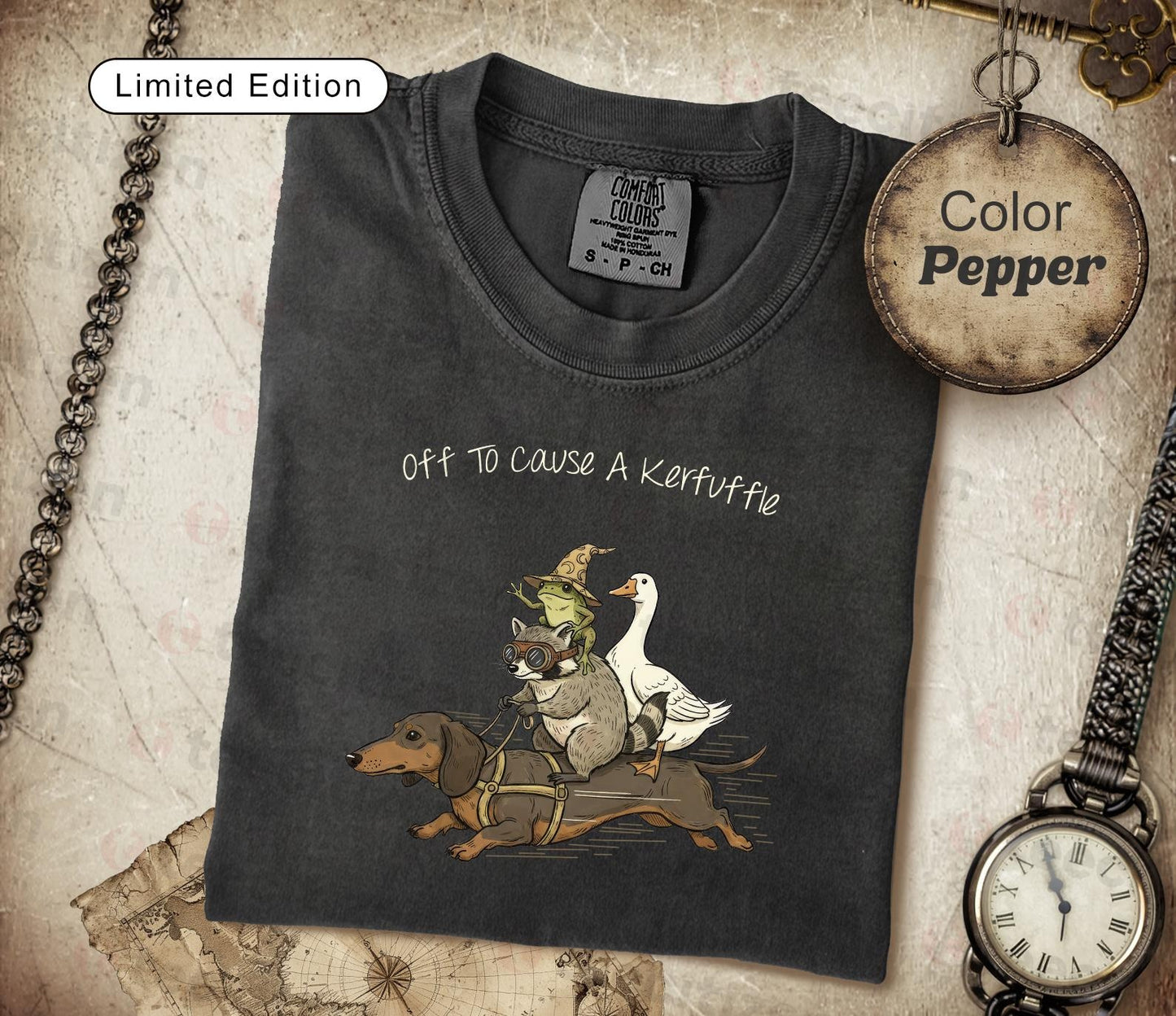 Off To Cause A Kerfuffle Funny Animal Squad T-Shirt/Sweatshirt/Hoodie