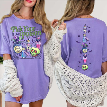 Pick Your Poison Two-Sided Halloween T-Shirt/Sweatshirt/Hoodie