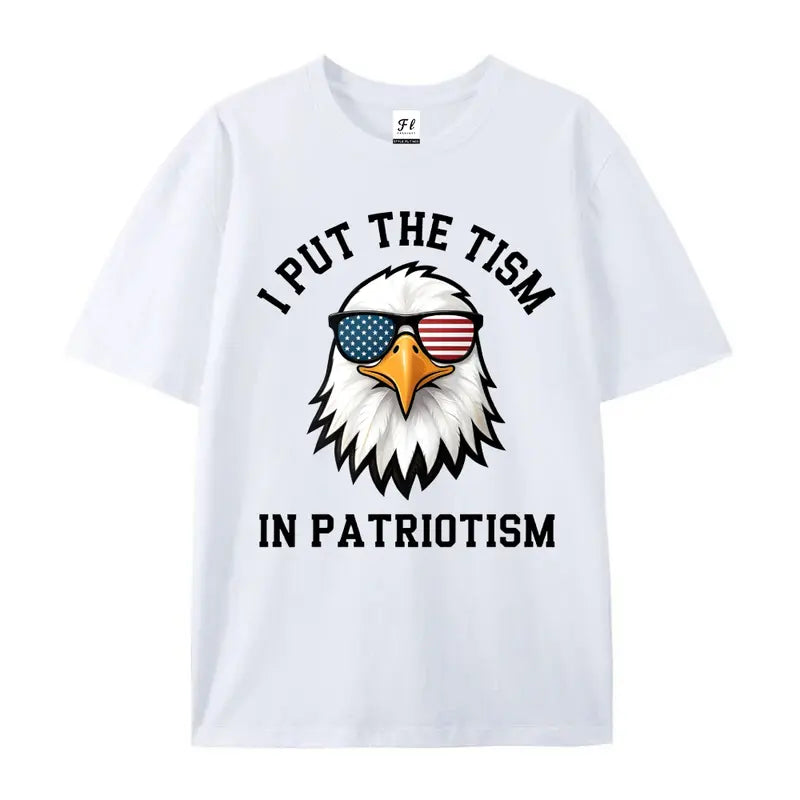 Put The Tism In Patriotism Athletic Eagle Funny Novelty T-Shirt,Sweatshirt,Hoodie