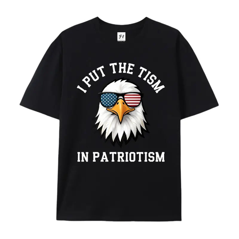 Put The Tism In Patriotism Athletic Eagle Funny Novelty T-Shirt,Sweatshirt,Hoodie