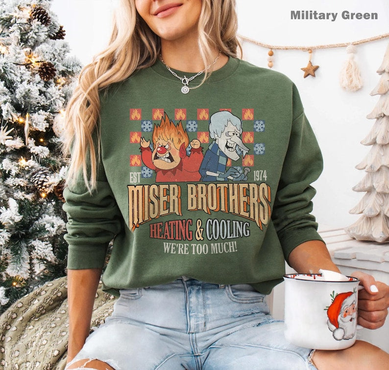 Retro Miser Brothers Heating & Cooling V3 T-Shirt/Sweatshirt/Hoodie