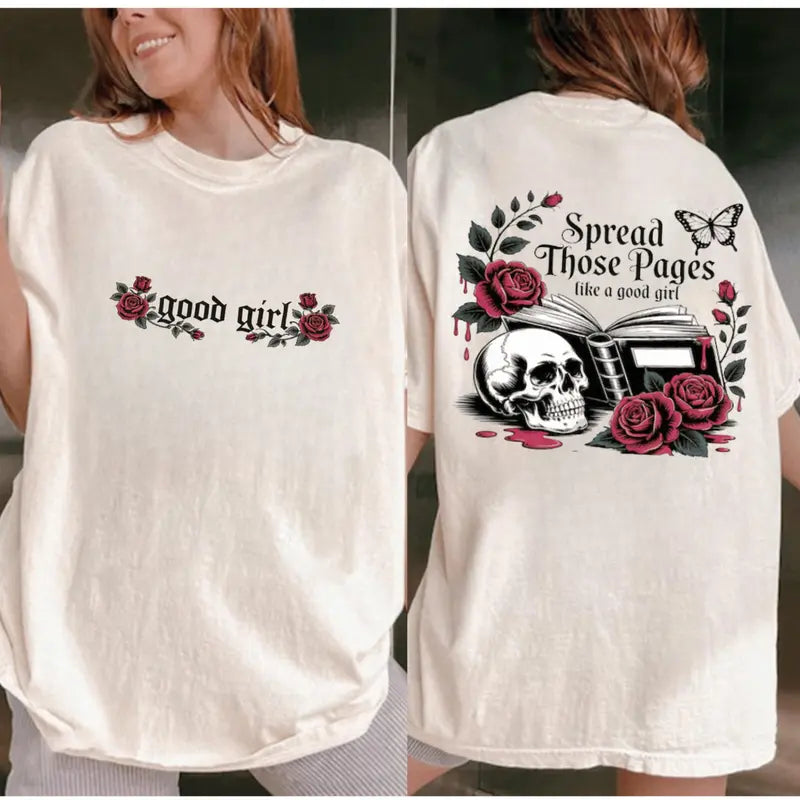Spicy Book Club Retro Skull T-Shirt/Sweatshirt/Hoodie