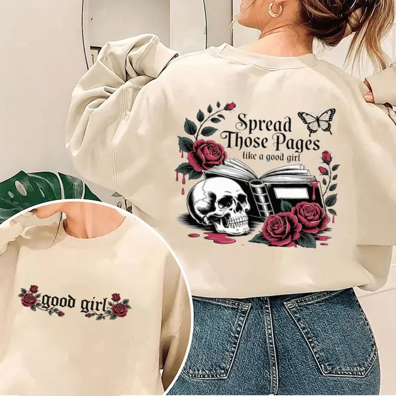 Spicy Book Club Retro Skull T-Shirt/Sweatshirt/Hoodie