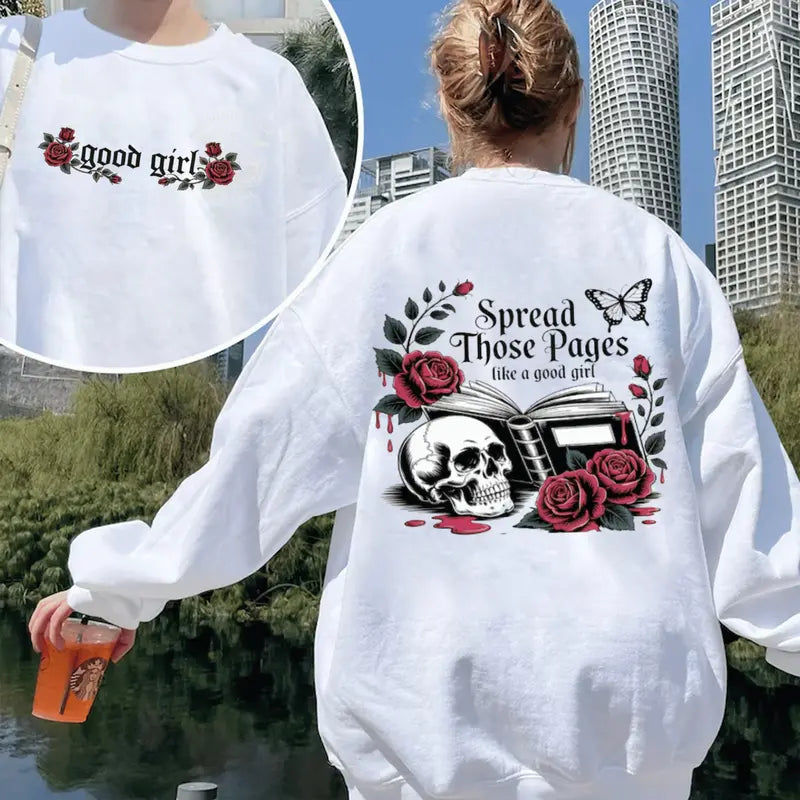 Spicy Book Club Retro Skull T-Shirt/Sweatshirt/Hoodie