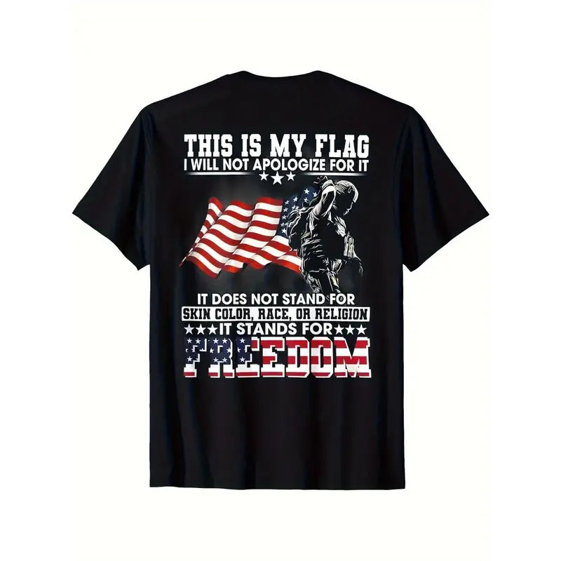 Unapologetically American: "This Is My Flag" Patriotic Men's T-Shirt/Sweatshirt/Hoodie
