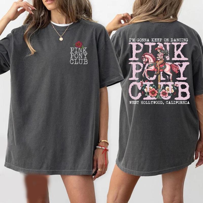 Vintage Pink Pony Club Cowboy Graphic Tank Top