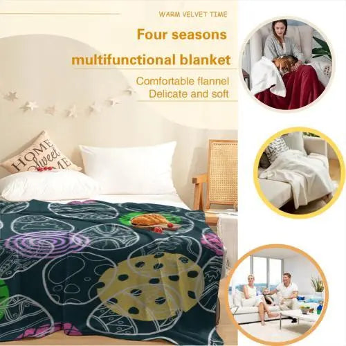 Walk by Faith Christian Bible Fleece Throw Blanket