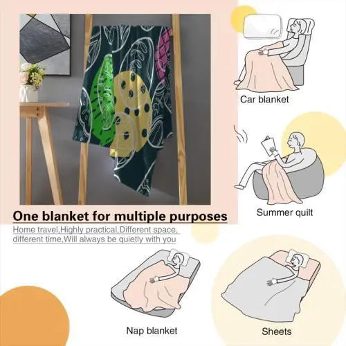 Walk by Faith Christian Bible Fleece Throw Blanket