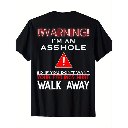 Warning I'm an Asshole Funny Sarcastic T-Shirt/Sweatshirt/Hoodie