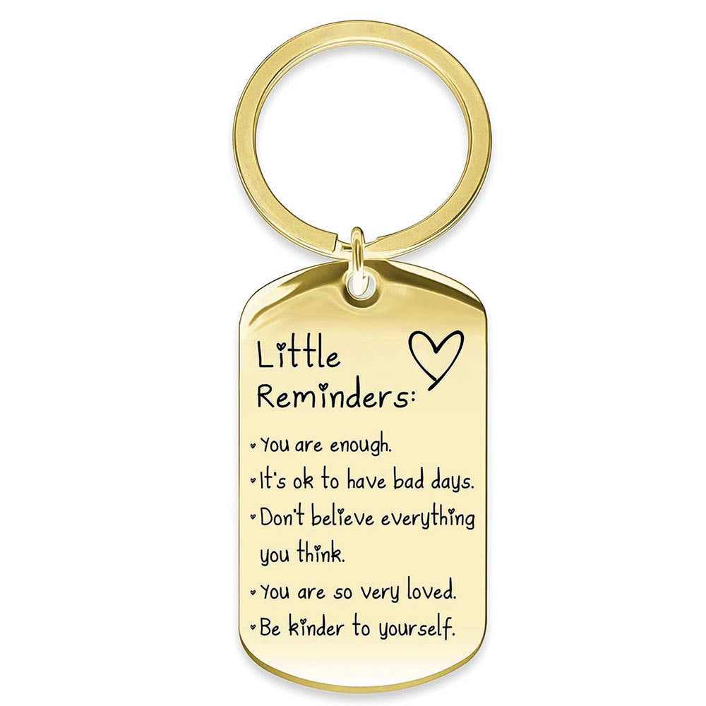Little Reminders – You Are Enough Inspirational Keychain