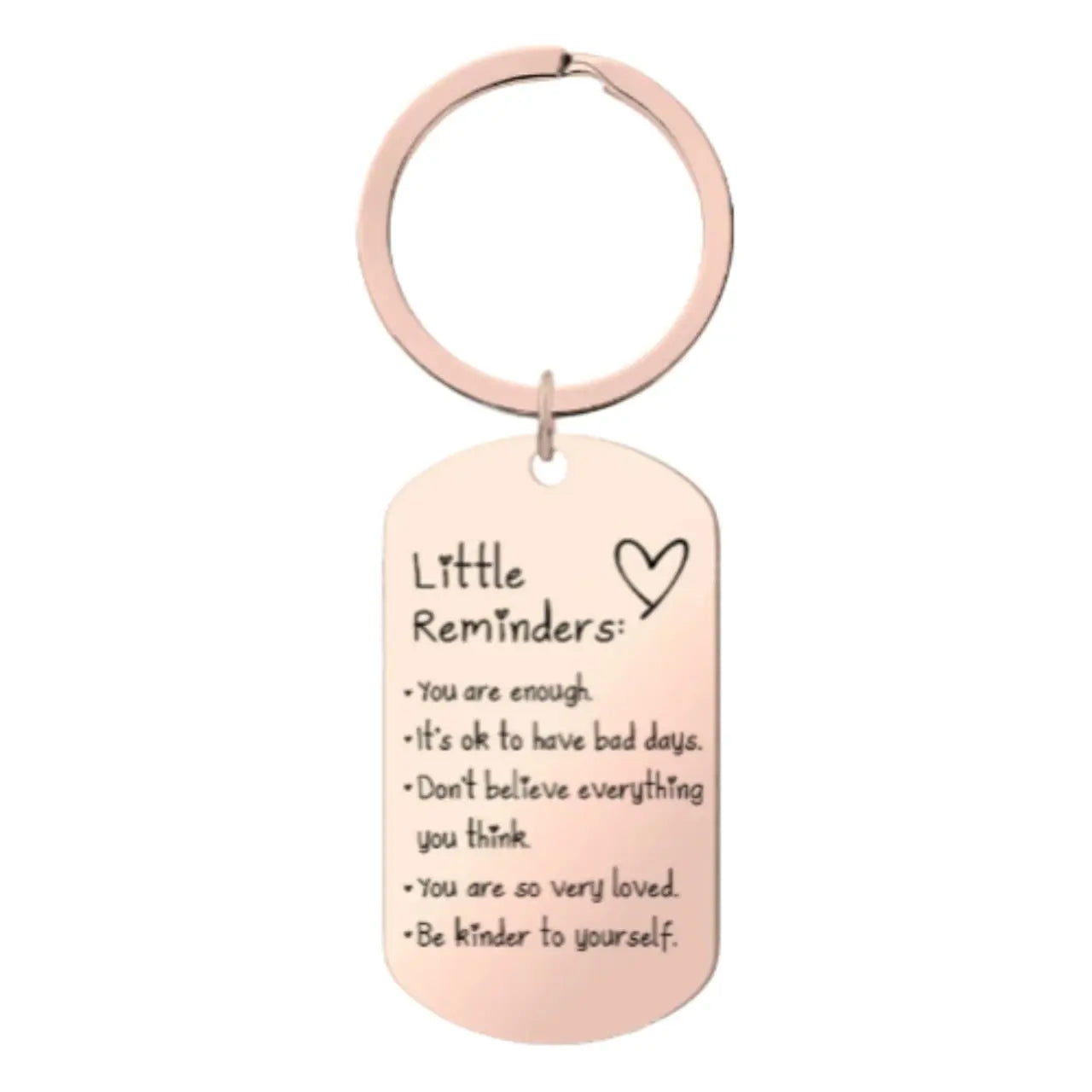 Little Reminders – You Are Enough Inspirational Keychain