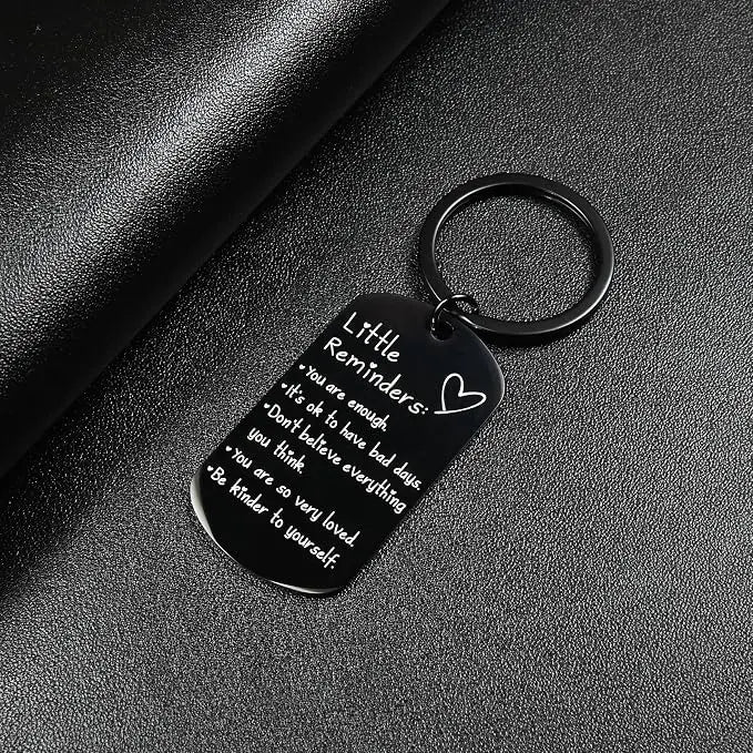 Little Reminders – You Are Enough Inspirational Keychain