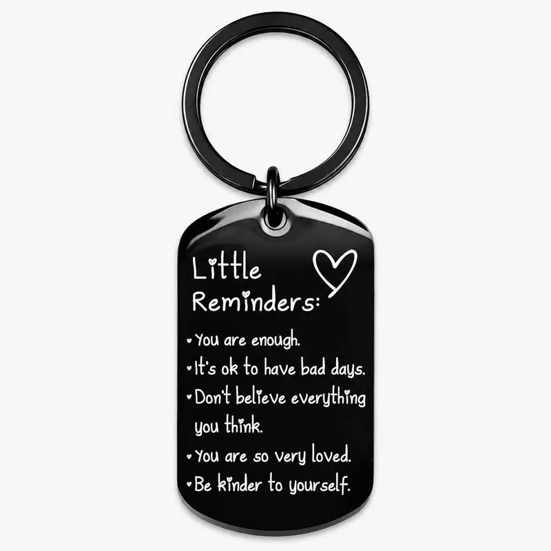 Little Reminders – You Are Enough Inspirational Keychain