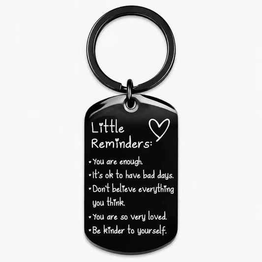 Little Reminders – You Are Enough Inspirational Keychain