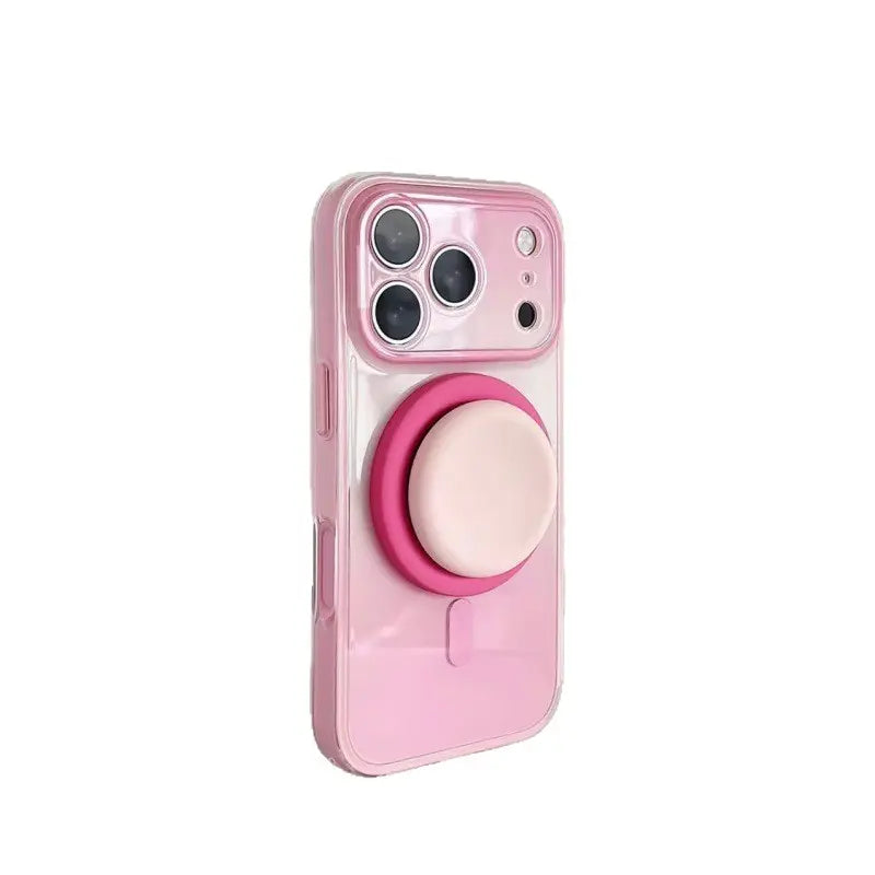 Magnetic Gradient Double-Layer Case with Grip Holder