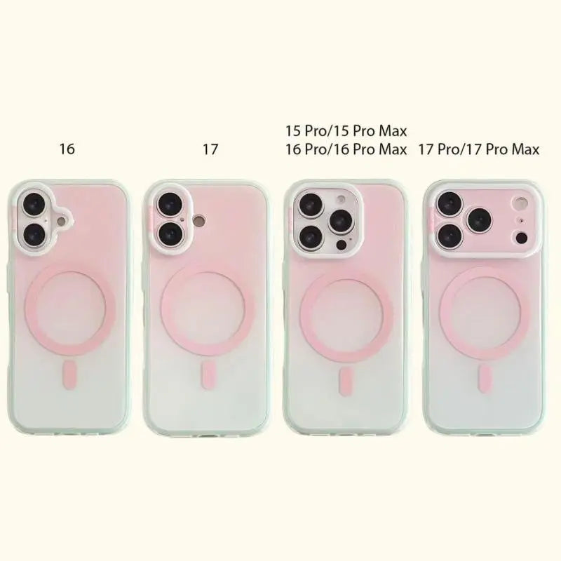 Magnetic Gradient Double-Layer Case with Grip Holder