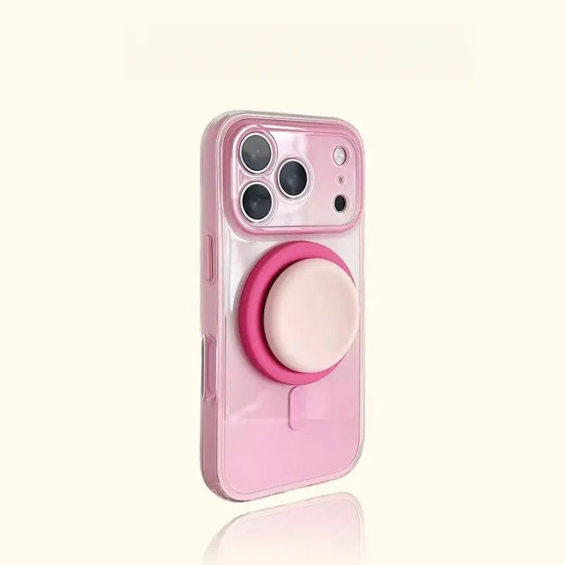 Magnetic Gradient Double-Layer Case with Grip Holder
