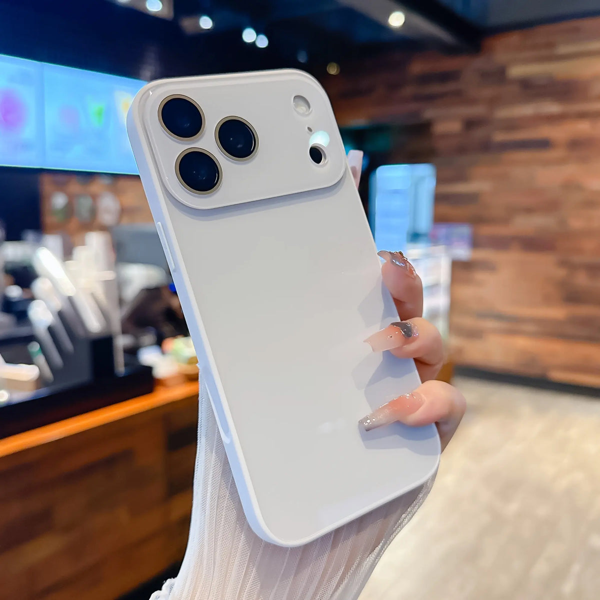 Luxury Skin-Feeling Solid Color iPhone Case